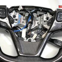 Fits 2016-2017 Toyota Camry Carbon Fiber Custom Flat Bottom Steering Wheel