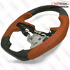 19-24 GM Truck Custom Forged Carbon & Leather Flat Bottom Heated Steering Wheel