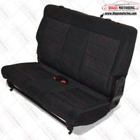 11-2017 factory Oem Jeep Jk Wrangler Black Cloth Bench Rear Seat