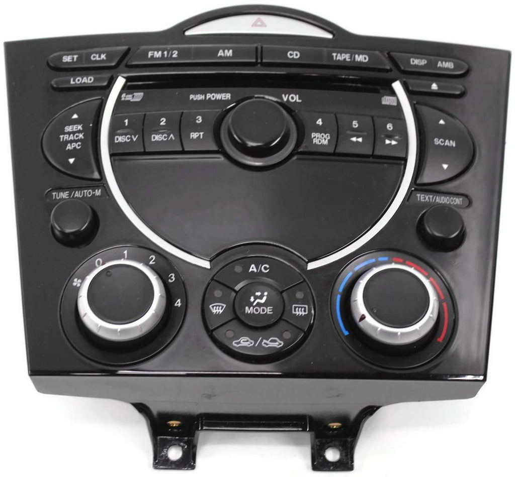 2004-2008 MAZDA RX8 RADIO CD PLAYER CLIMATE CONTROL FE01-66-DSXA