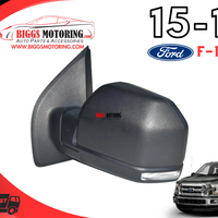 2015-2019 Factory Oem Ford F-150 Driver Side Left Side Door Heated Mirror |Black