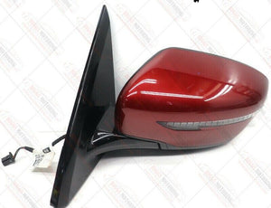 2018-2020 Nissan Pathfinder Driver Left Side Power Door Mirror  Red