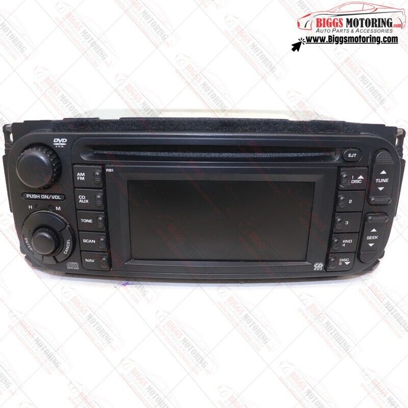 2004-2007 Chrysler Jeep RDS  Radio Stereo Cd Dvd Player P56038629AE