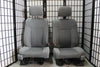 2009-2014 Ford F150 Grey Cloth  Front Seats With Side Bags Driver Power Pass Man