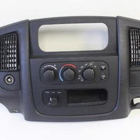 2002-2005 Dodge Ram Center Dash Radio A/C Climate Control Vent Bezel 5GV52TRMAB - BIGGSMOTORING.COM