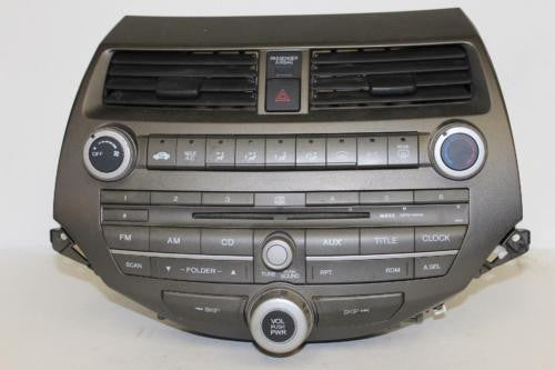 2008-2011 Honda Accord Radio Stereo Am/ Fm Cd Player 39100 Ta0 A01