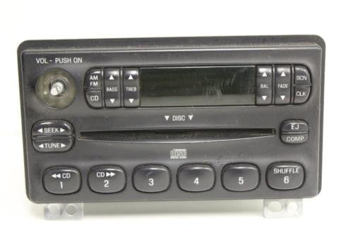 2002-2004 Ford Explorer Mountaineer Radio Stereo Am/ Fm  Cd Player - BIGGSMOTORING.COM