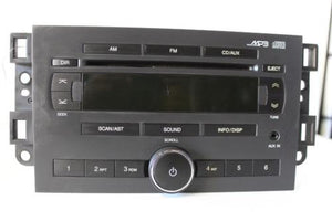 2007 -2012 Chevrolet  Am/Fm Radio Stereo Audio Mp3 Cd Player  96 652 403