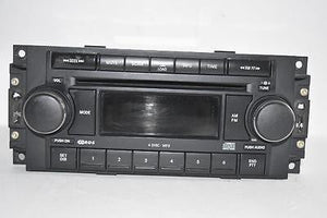 2004-2010 CHRYSLER JEEP DODGE RADIO STEREO 6 DISC CHANGER MP3 CD PLAYER - BIGGSMOTORING.COM