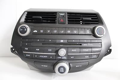 2008-2012 Honda Accord Radio Stereo Cd Player Climate Control 4ba0