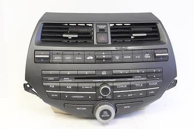 2008-2010 Honda Accord Xm Radio Stereo Mp3 Cd Player 39101-Te0-A611-M1