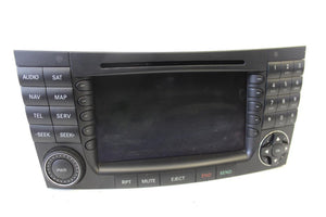 2003-2008 MERCEDES BENZ W211 NAVIGATION GPS RADIO CD PLAYER DISPLAY SCREEN