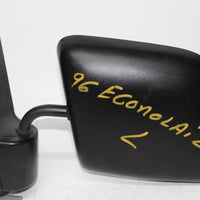 1996-2000 Ford Ecoline Left Driver Manual Side View Mirror - BIGGSMOTORING.COM