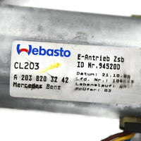 2001-2009 W203 C230  E500 Sun Roof Motor A 203 820 32 42 - BIGGSMOTORING.COM