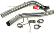 2005-2010 Mustang GT V8 2.5 Polished Stainless Steel Muffler - BIGGSMOTORING.COM