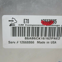 2012-2016 Chevy Sonic  ECU Engine Computer Module 12668866