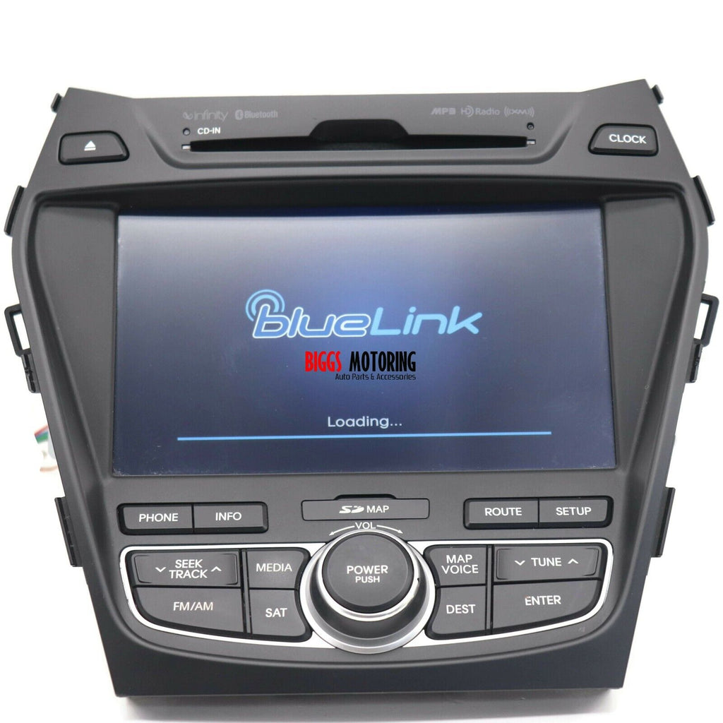 2015 Hyundai Santa Fe  Infinity Navigation Radio Touch Display 96560-4Z1154X