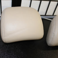 2003-2007 Nissan Murano Rear Seat Headrest  Set Beige Leather - BIGGSMOTORING.COM