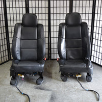 14 - 17 Jeep Grand Cherokee Summit Black Leather Seats Set Console Dvd Tv Oem - BIGGSMOTORING.COM