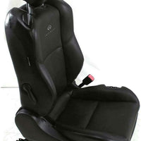 2003-2006 Infiniti G35 Coupe Front Passenger  Power Black Leather Seat Complete - BIGGSMOTORING.COM