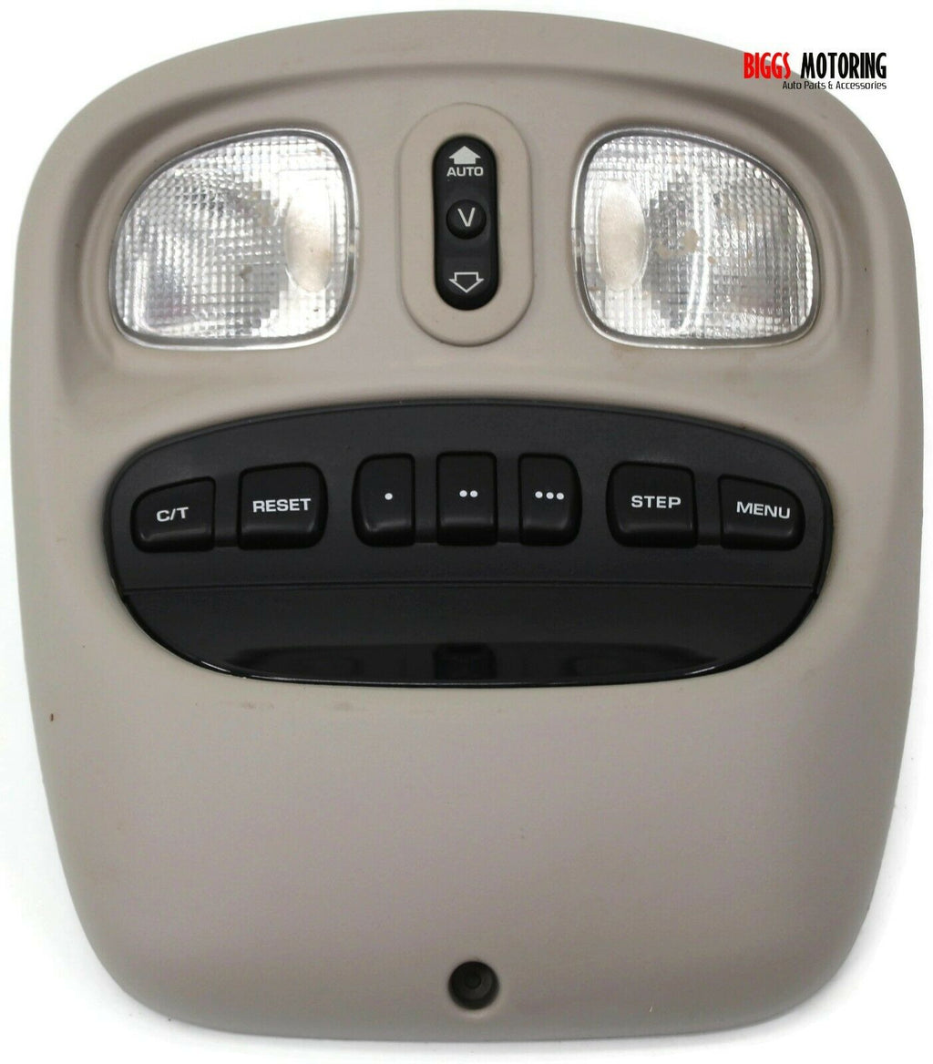 1999-2004 Jeep Grand Cherokee OverHead Console Homelink Sunroof 56010438AC - BIGGSMOTORING.COM