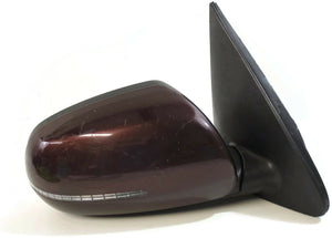 2010-2012 KIA FORTE PASSENGER RIGHT SIDE POWER DOOR MIRROR DARK CHERRY