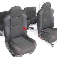 2008-2010 F250 Factory OEM Used Ford Super Duty Powered Front and Rear Seat Set