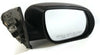 2010-2012 KIA FORTE PASSENGER RIGHT SIDE POWER DOOR MIRROR DARK CHERRY