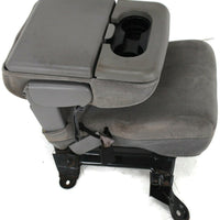 1999-2010 Ford F250 Center Console Jump Seat  W/ Storage Gray - BIGGSMOTORING.COM