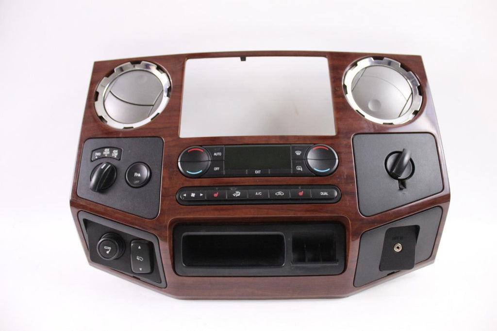 2008-2010 FORD F350 SUPER DUTY RADIO SURROUND CLIMATE CONTROL BEZEL king ranch