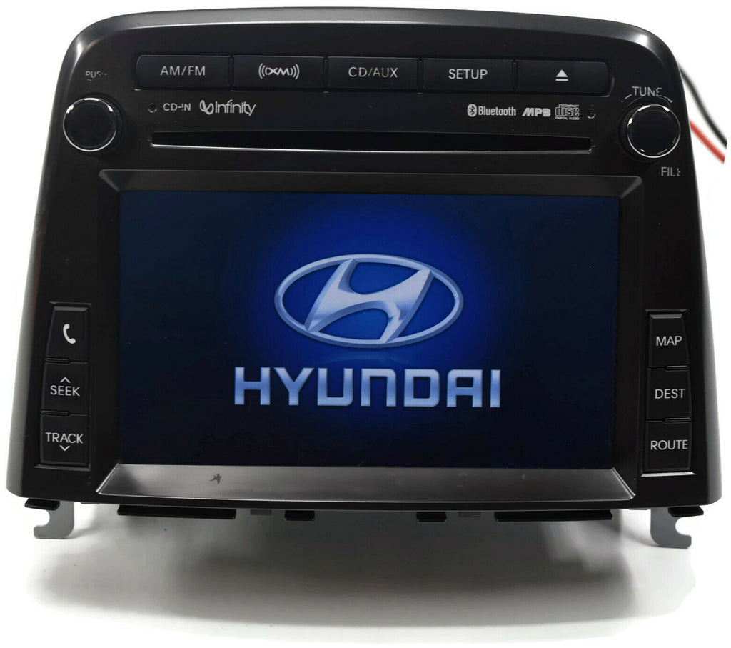 2009-2012 HYUNDAI GENESIS STEREO RADIO NAVIGATION BLUETOOTH MP3  CD PLAYER