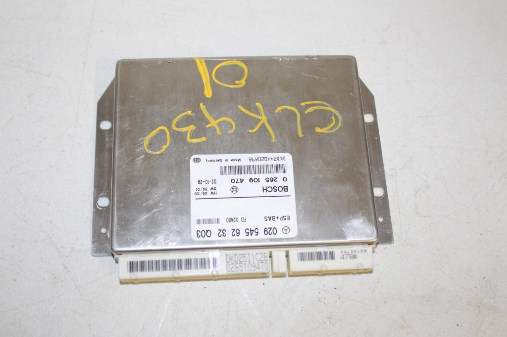 01-03 Mercedes Benz CLK430 ESP+Bas Computer Module Oem 029 545 62 32 Q03 - BIGGSMOTORING.COM