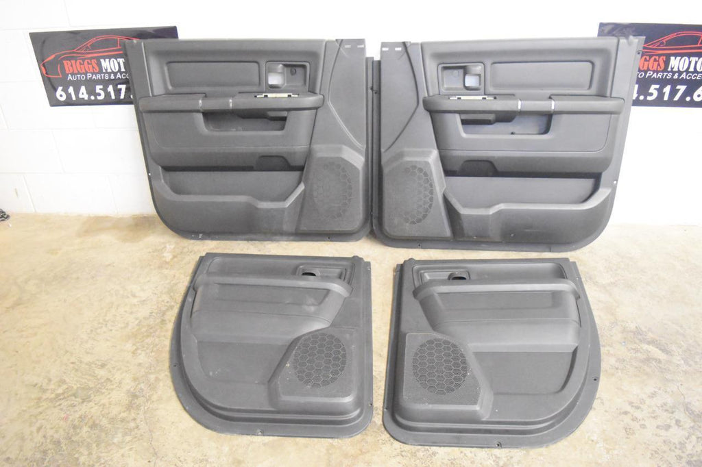 2009-2018 DODGE RAM CREW CAB DOOR PANEL FOUR (4) PIECE COMPLETE SET OEM