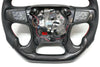 Fits 2014 Silverado Custom Carbon Fiber & Leather Flat Bottom Steering Wheel