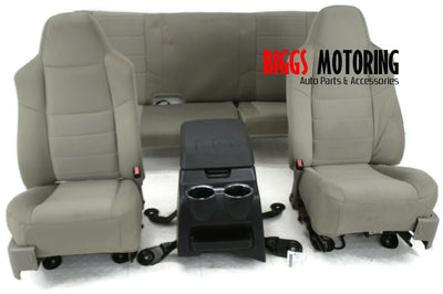 2008-2010 Ford F350 Super Duty Front & Rear Seats W/ Center Console