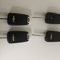 Lot Of 4 Chevy Key Fob Remotes Smart Keys Flip Key