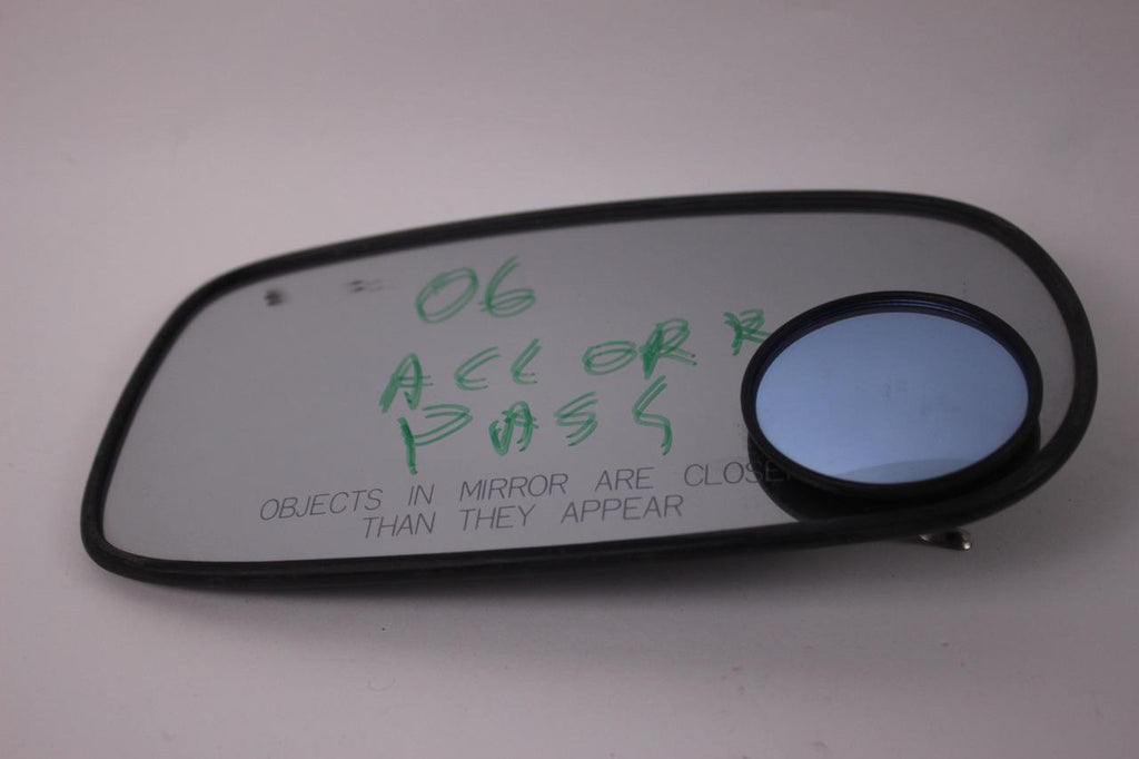 2006-2007 HONDA ACCORD PASSENGER RIGHT SIDE DOOR MIRROR GLASS - BIGGSMOTORING.COM