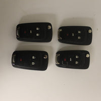 Lot Of 4 Chevy Key Fob Remotes Smart Keys Flip Key