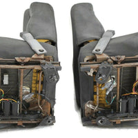 1999-2010 Ford F250 F350 Front Driver & Passenger Side Seats Gray Cloth - BIGGSMOTORING.COM