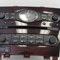 2012-2013 INFINITI  G37 DASH CD RADIO CLOCK CLIMATE CONTROL