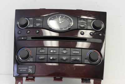 2012-2013 INFINITI  G37 DASH CD RADIO CLOCK CLIMATE CONTROL