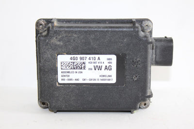 2012-2014 AUDI A7 QUATTRO GARAGE DOOR OPENER CONTROL MODULE 4G0 907 410 A