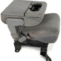 1999-2010 Ford F250 Center Console Jump Seat  W/ Storage Gray - BIGGSMOTORING.COM