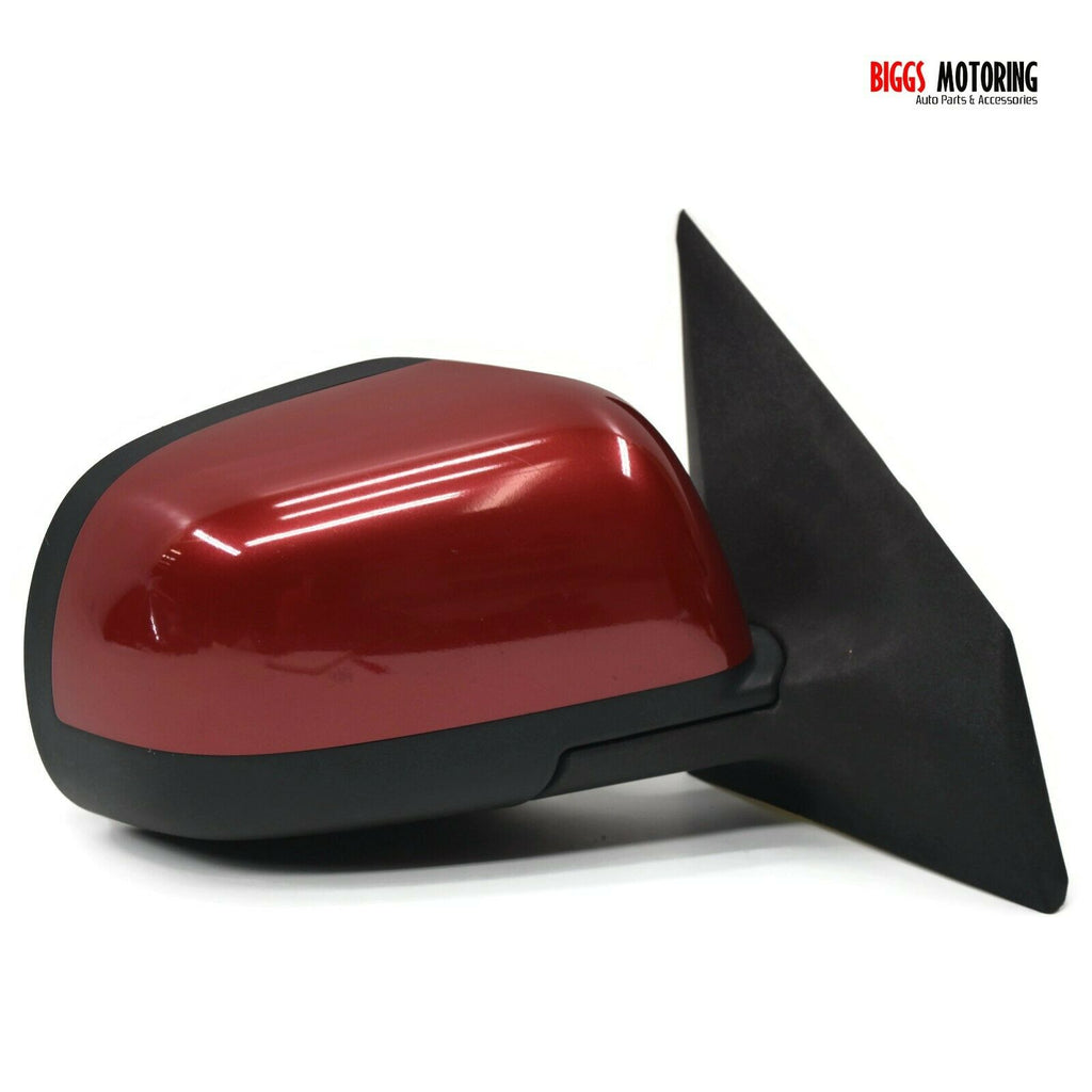 2012-2015 Nissan Versa Passenger Right Side Power Door Mirror Red 33126