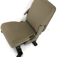 1999-2010 Ford F250 Center Console Jump Seat  W/ Storage Tan - BIGGSMOTORING.COM