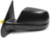 2007-2013 Toyota Tundra Driver Left Side Power Door Mirror Black 32233