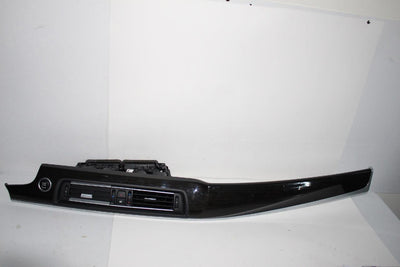 11-15 Bmw Oem 550I Dash Blackwood  Long Trim Vent W/ Push Start Engine Button - BIGGSMOTORING.COM