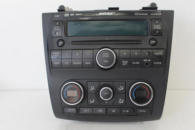 2007-2009 NISSAN ALTIMA RADIO STEREO CLIMATE CONTROL CD PLAYER