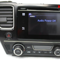 2014-2015 Honda Civic Radio Stereo Cd Player Touch Screen 39100-TR6-A520-M1 +cod