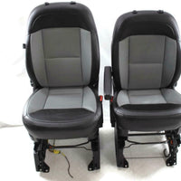 14-18 Dodge Promaster Cargo Van Front Seats With Air Bag Bucket Black/Grey Pair - BIGGSMOTORING.COM